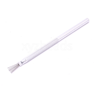 Stainless Steel Pottery Sculpture Needle Texture Tools AJEW-WH0155-99-1