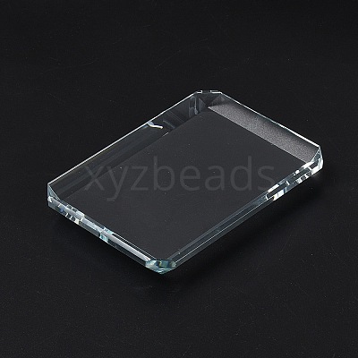Glass Chinese Calligraphy Paper Weight Cast AJEW-WH0596-645-1