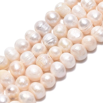 Natural Cultured Freshwater Pearl Beads Strands PEAR-N013-05H-01-1