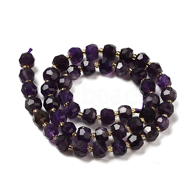 Natural Amethyst Beads Strands G-P508-A09-01-1
