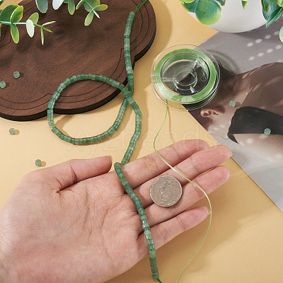 1 Strand Natural Green Aventurine Beads Strands G-TA0002-96-1