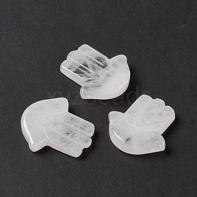 Natural Quartz Crystal Cabochons G-E579-04D-1