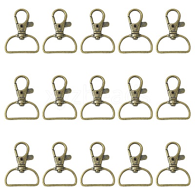 Alloy Swivel Clasps FIND-CJC0012-093AB-1