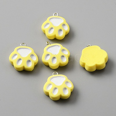 Opaque Resin Pendants RESI-TAC0004-25A-1