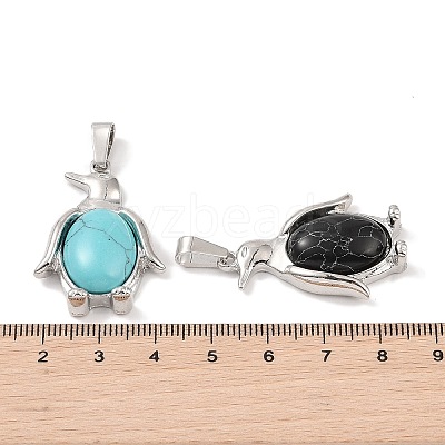 Synthetic Mixed Gemstone Pendants G-A224-02P-11-1