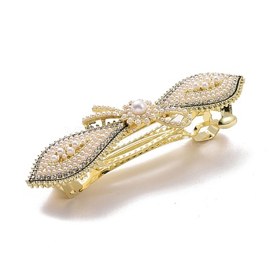 Alloy Crystal Rhinestone Hair Barrettes PHAR-D011-03LG-1