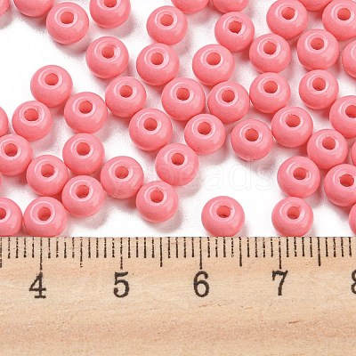 Imitation Jade 3/0 Glass Seed Beads SEED-Z001-A-B15-1