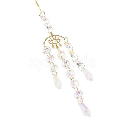 Brass Big Pendant Decorations LS-HJEW-M005-04F-G-1