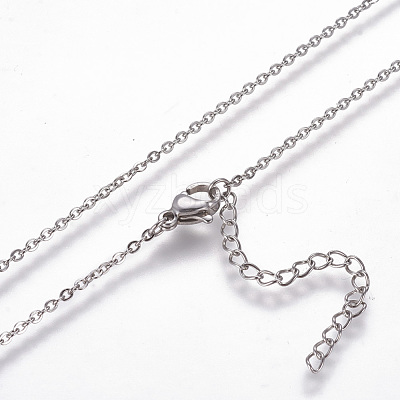 Non-Tarnish 304 Stainless Steel Pendant Necklaces NJEW-F264-04P-1