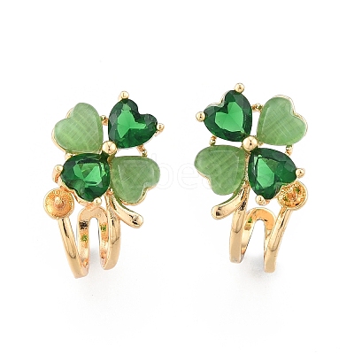Brass Stud Earring Findings KK-N216-533-1