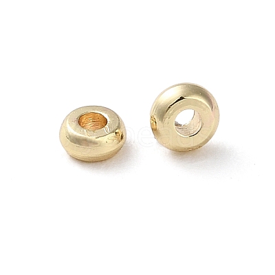 Rack Plating Brass Spacer Beads KKB-I709-02A-LG-1