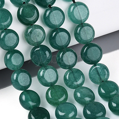 Dyed Natural White Jade Beads Strands G-T143-16H-1