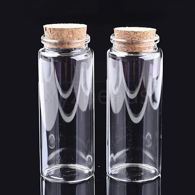 Glass Jar Glass Bottles Bead Containers AJEW-S074-03D-1