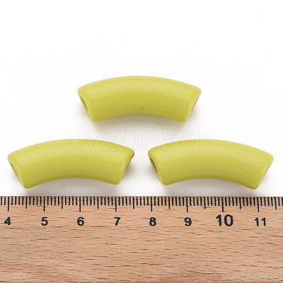 Opaque Acrylic Beads MACR-S372-001B-13-0648-1