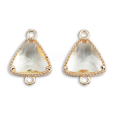 Transparent K9 Glass Connector Charms LS-GLAA-N038-60-F12-1