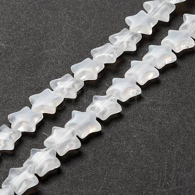 Transparent Glass Beads Strand GLAA-K057-01J-1