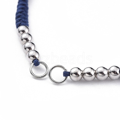 Adjustable Nylon Thread Bracelet Making AJEW-JB00513-1