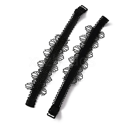 Adjustable Vintage Polyester Lace Shoelaces FIND-WH0110-257A-1