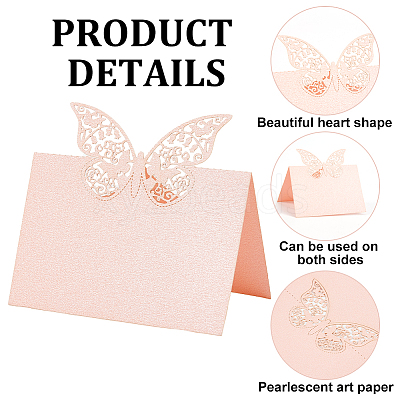 Paper Table Place Cards AJEW-WH0270-55A-1