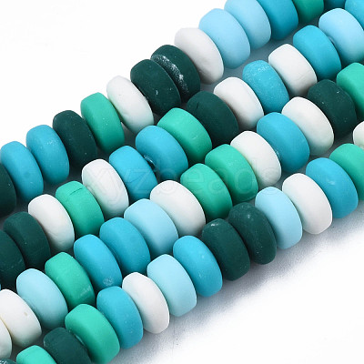 Handmade Polymer Clay Beads Strands CLAY-N008-008U-1