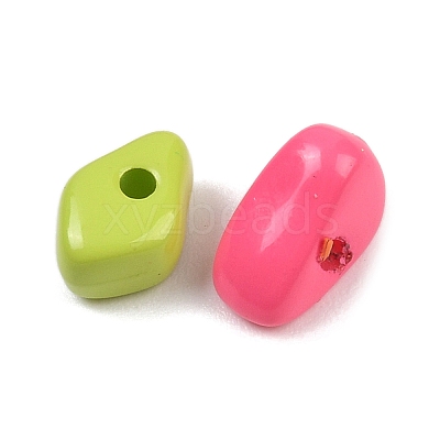 Opaque Acrylic Beads OACR-B036-07-1