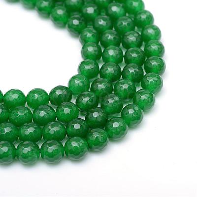 Natural White Jade Bead Strands G-R346-10mm-01-1