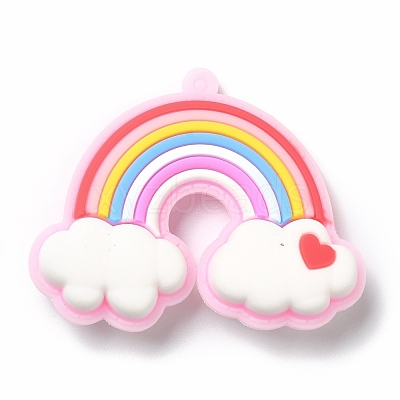 PVC Plastic Big Pendants KY-C009-29-1