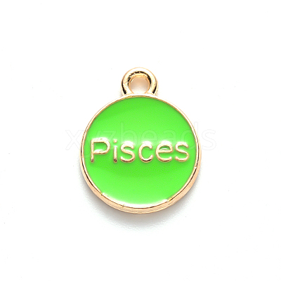 Alloy Enamel Pendants LS-ENAM-S124-01B-06H-1