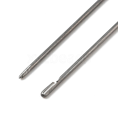 Steel Beading Needles with Hook for Bead Spinner TOOL-C009-01B-06-1