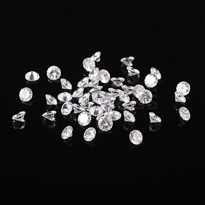 Clear Grade A Diamond Shaped Cubic Zirconia Cabochons X-ZIRC-M002-4mm-007-1