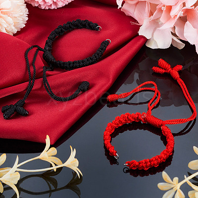 Nylon Weave Bracelets Making AJEW-TA00023-1