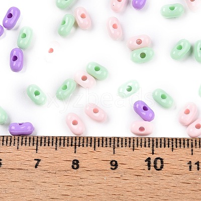 Opaque Acrylic Beads MACR-T048-02M-12-1