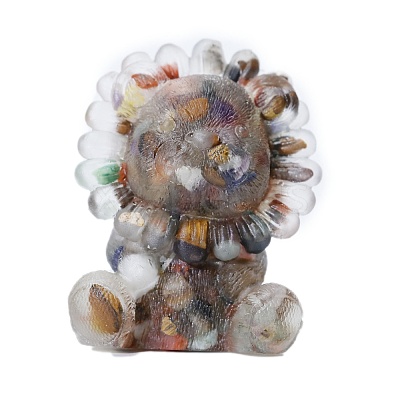 Resin Lion Display Decoration PW-WG73006-07-1