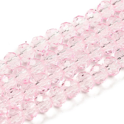 Transparent Baking Paint Glass Beads X1-DGLA-A034-T6mm-D04-1