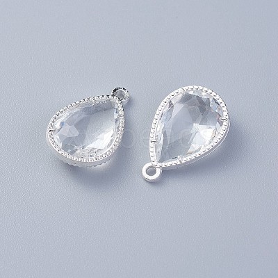 Glass Pendants GLAA-A037-G-16S-1