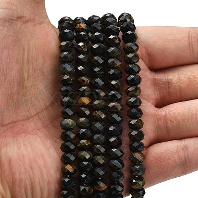 Natural Tiger Eye Beads Strands G-Z111-A02-04-1