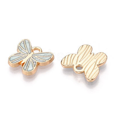 Alloy Enamel Pendants ENAM-E004-04G-01-1