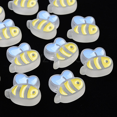 Transparent Acrylic Beads X-MACR-S374-06B-07-1