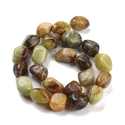 Natural Xiuyan Jade Beads Strands G-Z061-A04-01-1