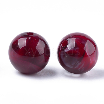 Acrylic Beads OACR-T008-11C-01-1