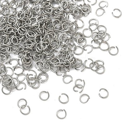 Tarnish Resistant 304 Stainless Steel Open Jump Rings STAS-E066-01-3mm-1