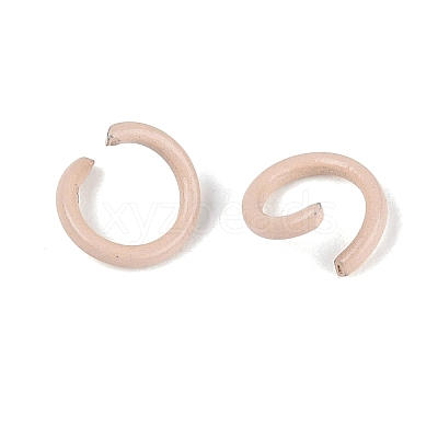Spray Painted Iron Open Jump Rings IFIN-T017-04C-18-1