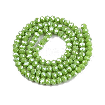 Electroplate Glass Beads Strands EGLA-A044-P3mm-A30-1