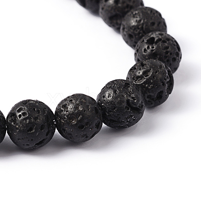 Natural Lava Rock Beads Strands g434-9-1