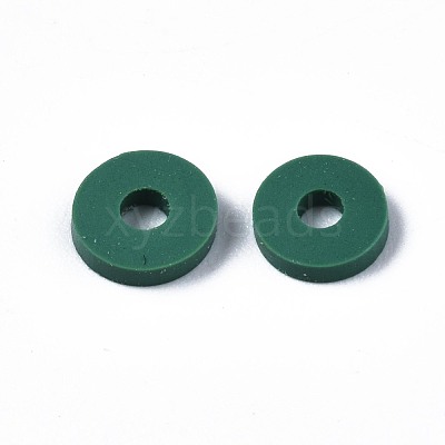 Handmade Polymer Clay Beads Strands CLAY-R089-6mm-T02B-26-1
