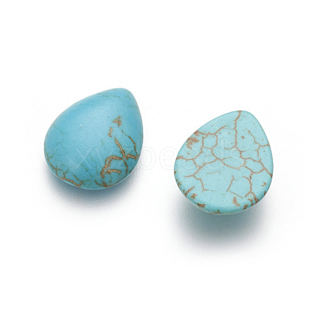Synthetic Turquoise Cabochons G-I214-D16-12x16mm-1