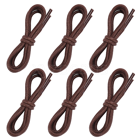 Round Waxed Cord Shoelace String OCOR-WH20007-225B-05-1