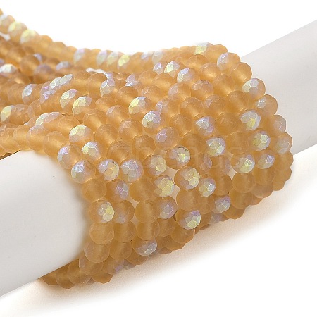 Transparent Glass Beads Strands EGLA-A034-T4mm-MB23-1