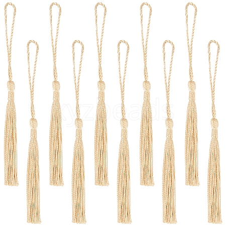 100Pcs Polyester Tassel Big Pendant Decorations FIND-SC0003-36C-1