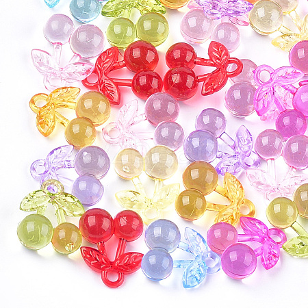 Transparent Acrylic Pendants TACR-T005-10-1